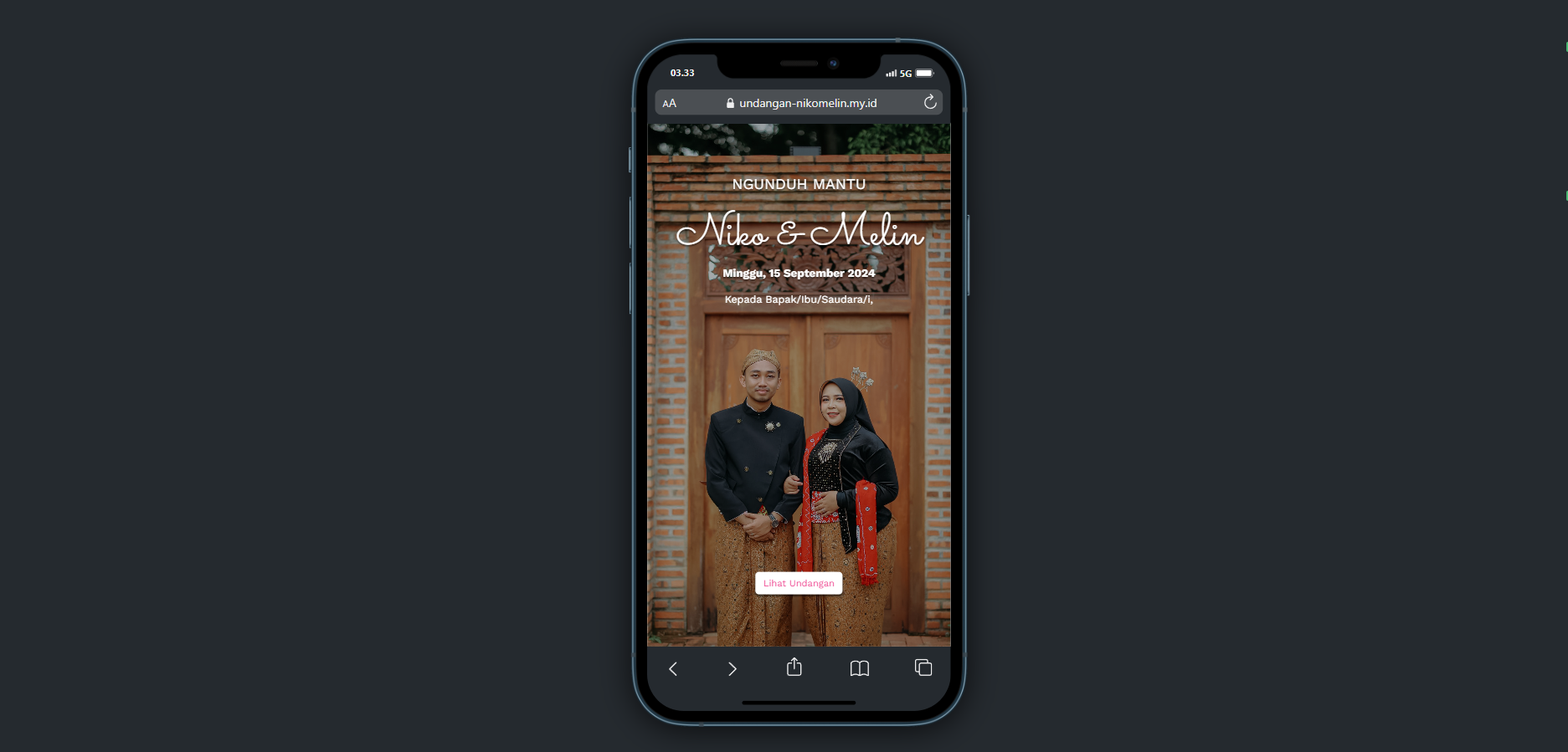 Online Wedding Invitation